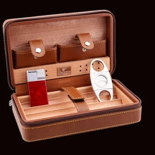 Высокое качество, аксессуары для сигар из кедра, коробка для воды, переносная коробка для сигарет для путешествий, светильник для ножа, увлажнитель воздуха 034
