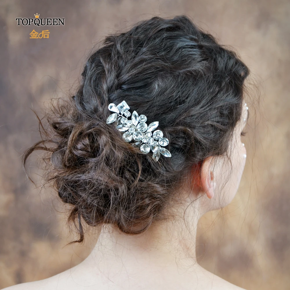 TOPQUEEN HP88 свадебные аксессуары для волос головной убор свадебный гребень для волос Свадебная Подружка невесты модный головной убор для женщин свадебный головной убор
