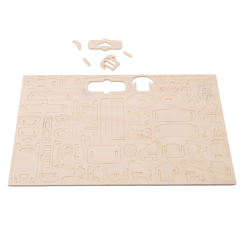 مصغرة 1:12 دمية الأثاث للدمى مصغرة 3D خشبية لغز DIY بناء نموذج لعب للأطفال هدية