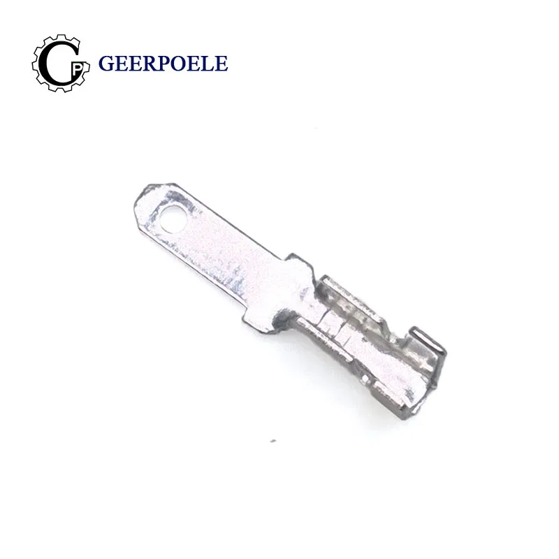 

50 pcs/lot 2.8 Insert Crimp Terminal Terminals Wiring Spring Cold Pressed Male Terminal Tin Plating