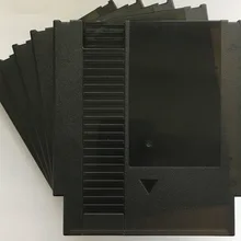 Черный Алмазный цвет 72 булавки игровой картридж Замена пластиковый корпус для консоли NES