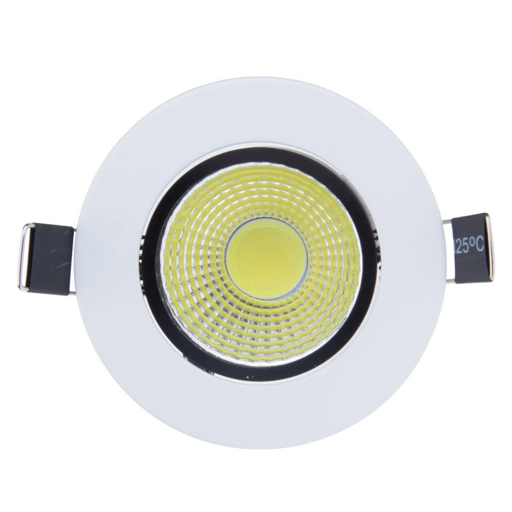 Dimmable Recessed LED Downlight COB 6W 9W 12W 15W Dimming LED Spot Light LED Ceiling Lamp AC 110V 220V Free shipping