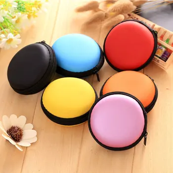 

Candy Color Earphone Wire Organizer Box Data Line Cables Storage Box Case Container Coin Headphone Protective Box Case Container