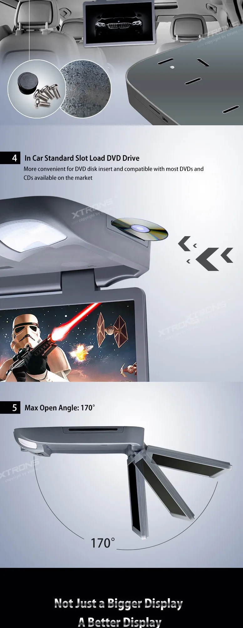 Sale Grey 15.6" inch HD Car Roof DVD Player with 1366*768 Resolution/170 Max Open Angle/Built-in IR & FM/32-Bit Games 2 Sale Grey 15.6" inch HD Car Roof DVD Player with 1366*768 Resolution/170 Max Open Angle/Built-in IR & FM/32-Bit Games 2