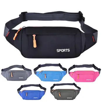 

2019 NEW Waist Pack Women Running Waterproof Waist Bag Mobile Phone Holder Men Gym Fitness Travel Pouch Belt Pink Chest Bags