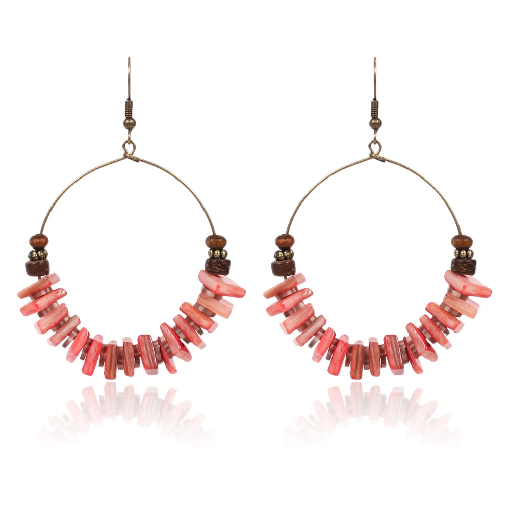 

New Fashion Jewelry for Lady Bohemia Pendant Female Party Show Earring 1Pair