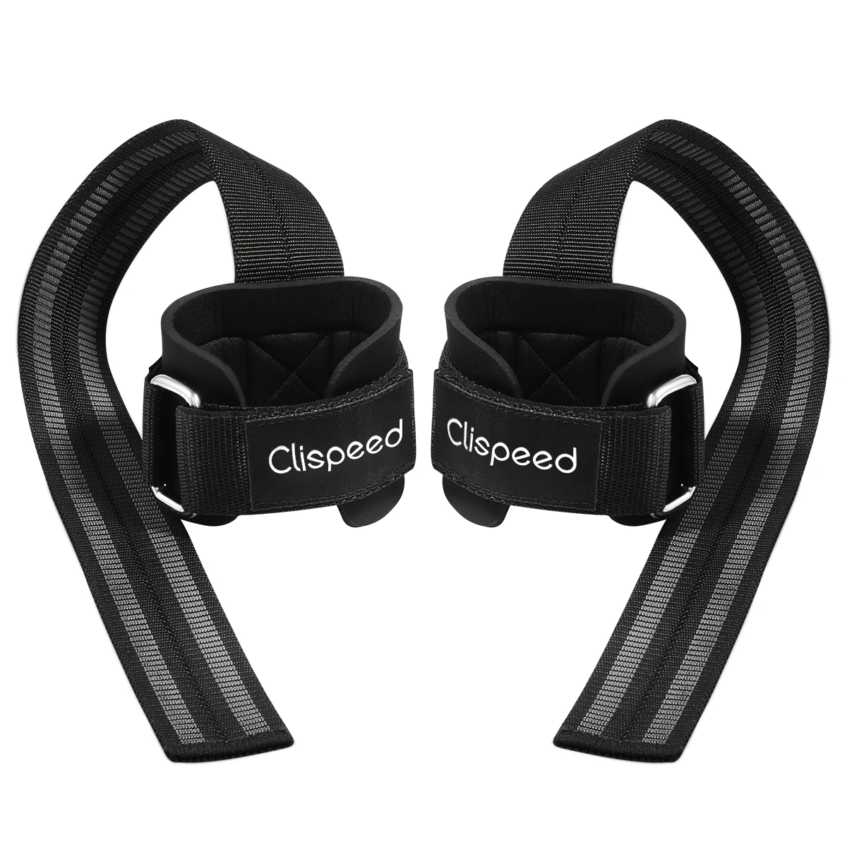 Clispeed 2 шт. утягивающие ремни для тренажерного зала, фитнеса, запястья, гантели, штанги, инструмент для тренировок, перчатки для тяжелой атлетики