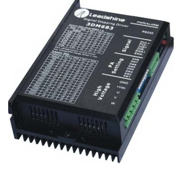 Leadshine CNC Stepper Drive 3DM683 Microstep 3 fase 0.5 ~ 8.3A 20 ~ 60VDC 1-256 Digital Controlador Paso A Paso Nema23 34 Motor цена Leadshine CNC Stepper Drive 3DM683 Microstep 3 fase 0.5 ~ 8.3A 20 ~ 60VDC 1-256 Digital Controlador Paso A Paso Nema23 34 Motor цены онлайн