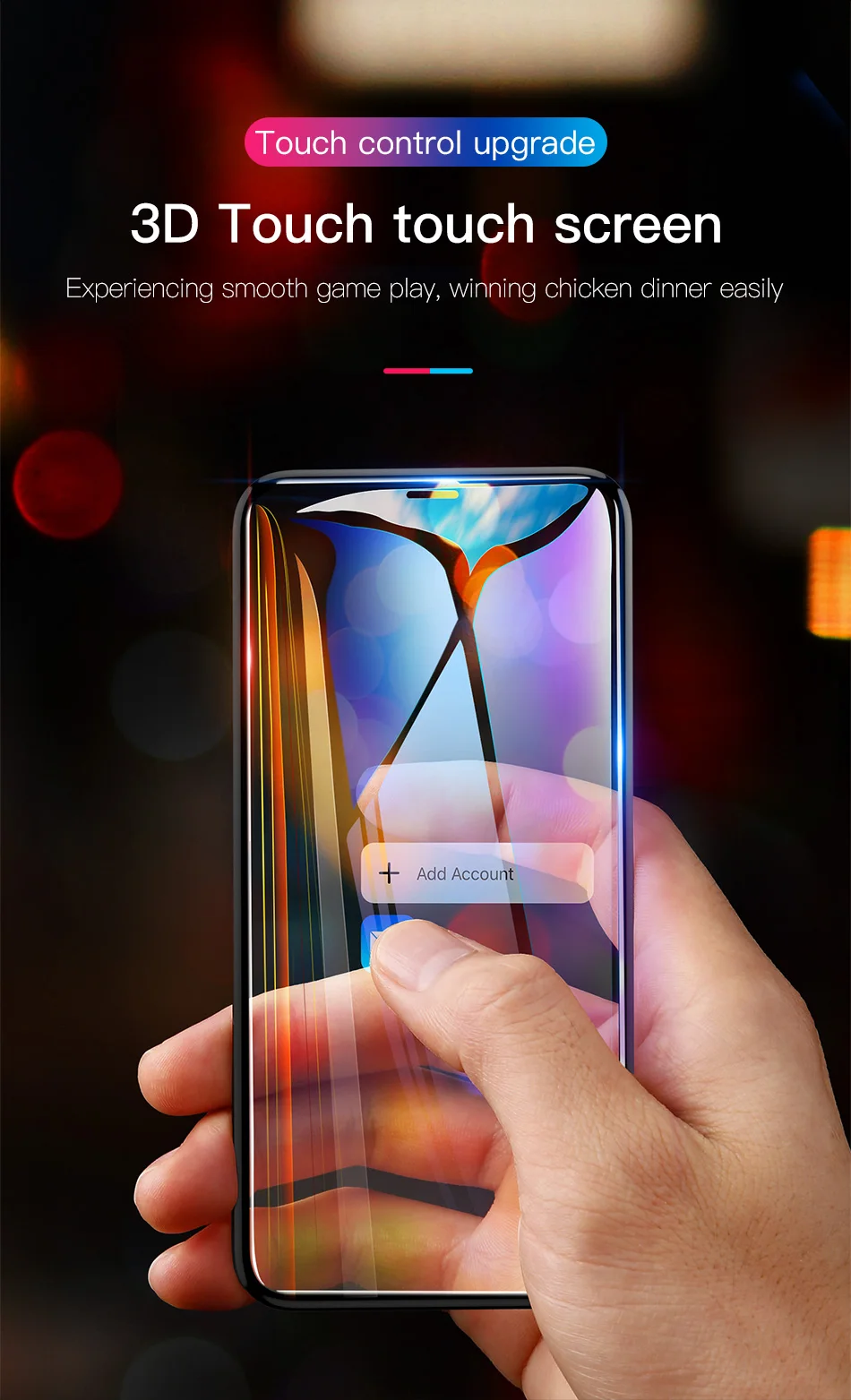 Baseus 7D полное покрытие края закаленное стекло для iPhone X протектор экрана 0,3 мм 9 H Передняя защитная стеклянная пленка для iPhone X стекло e