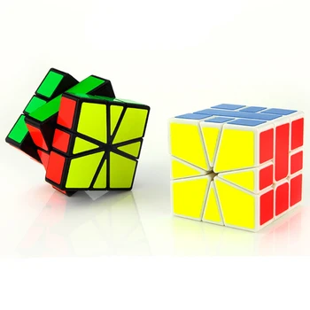 

Yongjun Guanlong Square-1 Magic Cube YJ8326 SQ-1 Sticker Strange Shape Competition Speed Cube Puzzle Toys for Children Cubo SQ1