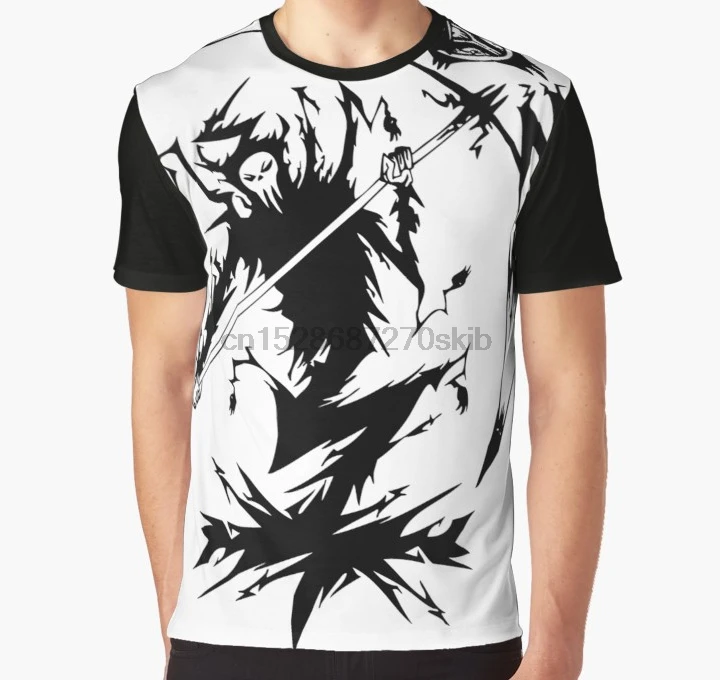 

All Over Print 3D Tshirt Men Big Print T Shirt Soul Eater - Shinigami Sticker