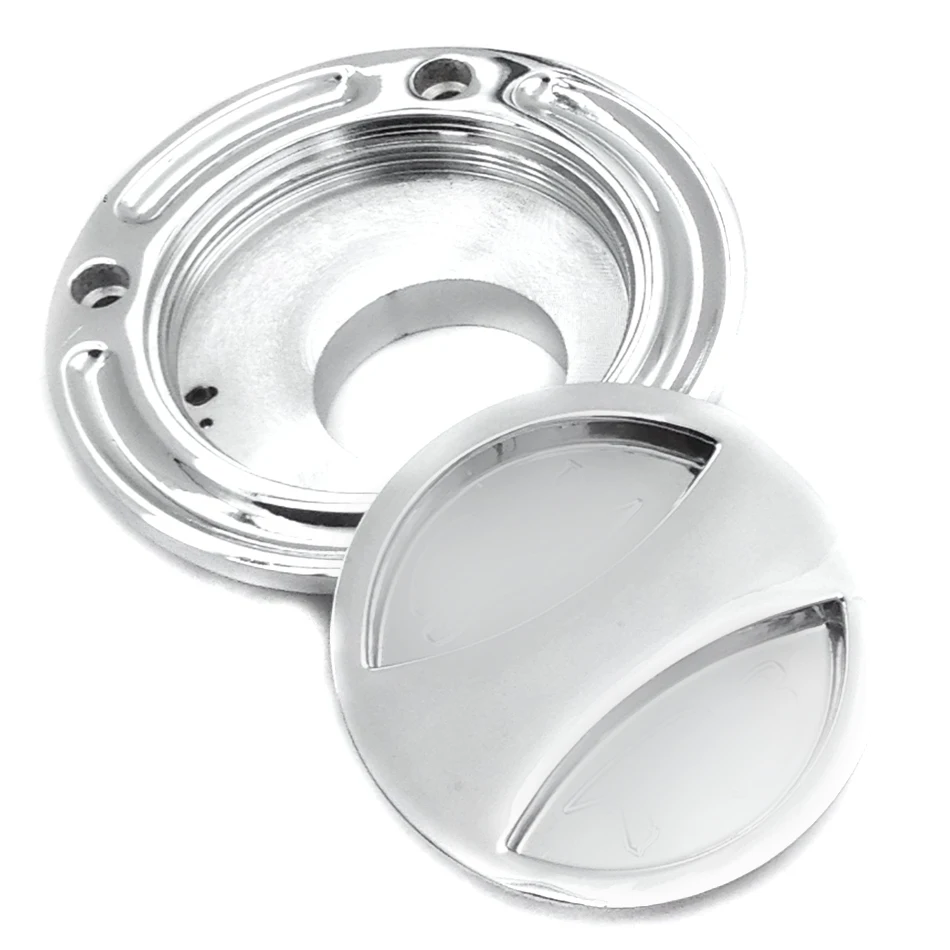 

Aftermarket free shipping motorcycle parts Motorcycle CHROMED Keyless Gas Cap Twist Off Fuel Tank Cap For Yamaha YZF R6