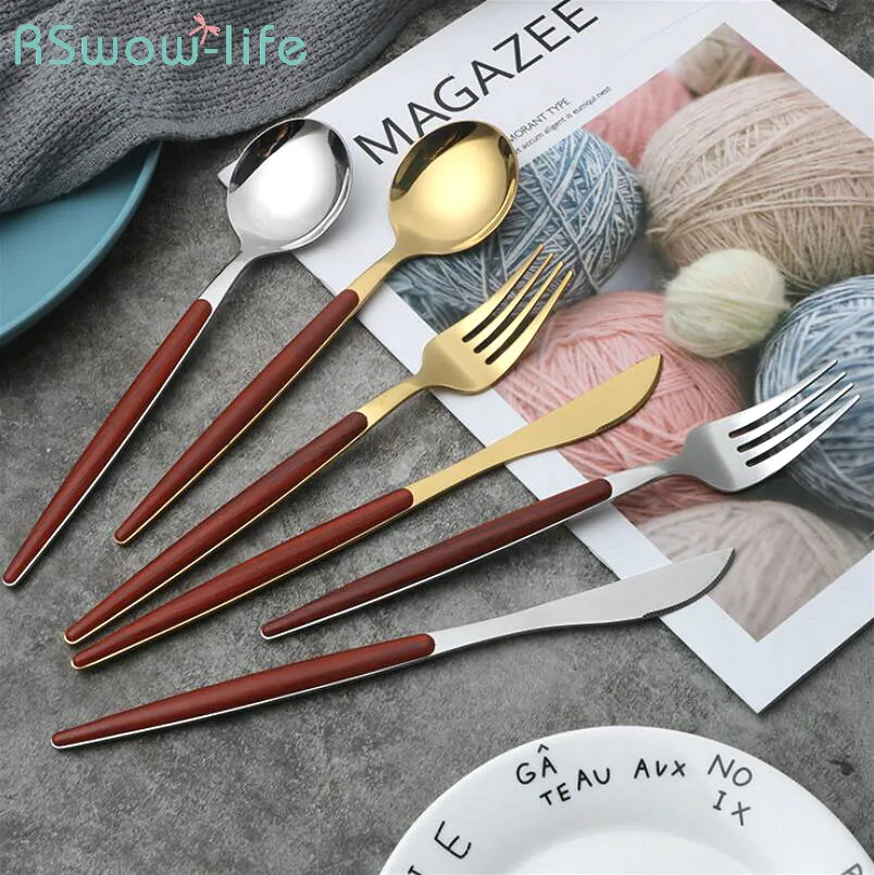 

Stainless Steel Cutlery Restaurant Knife, Fork Home Kitchen Supplies Small Gifts for Guests