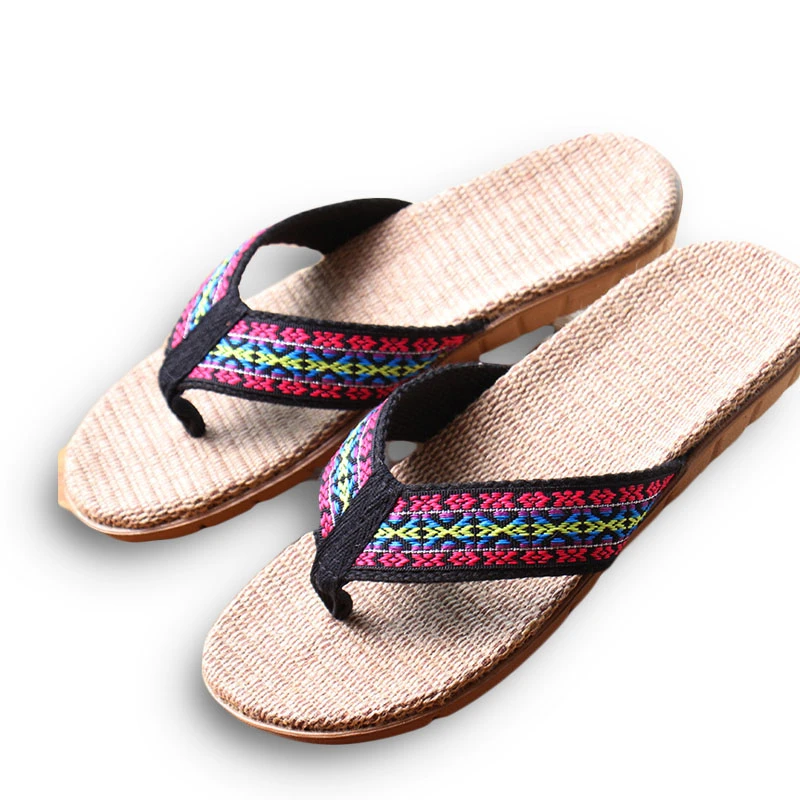 womens fabric flip flops