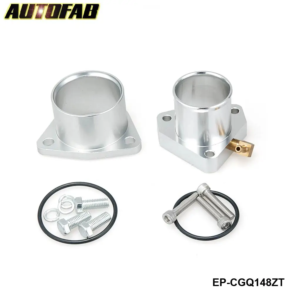 AUTOFAB - Turbo Compressor Inlet + Outlet Adapter Flange for SR20DET S14 S15 T28R GT25R AF-CGQ148ZT