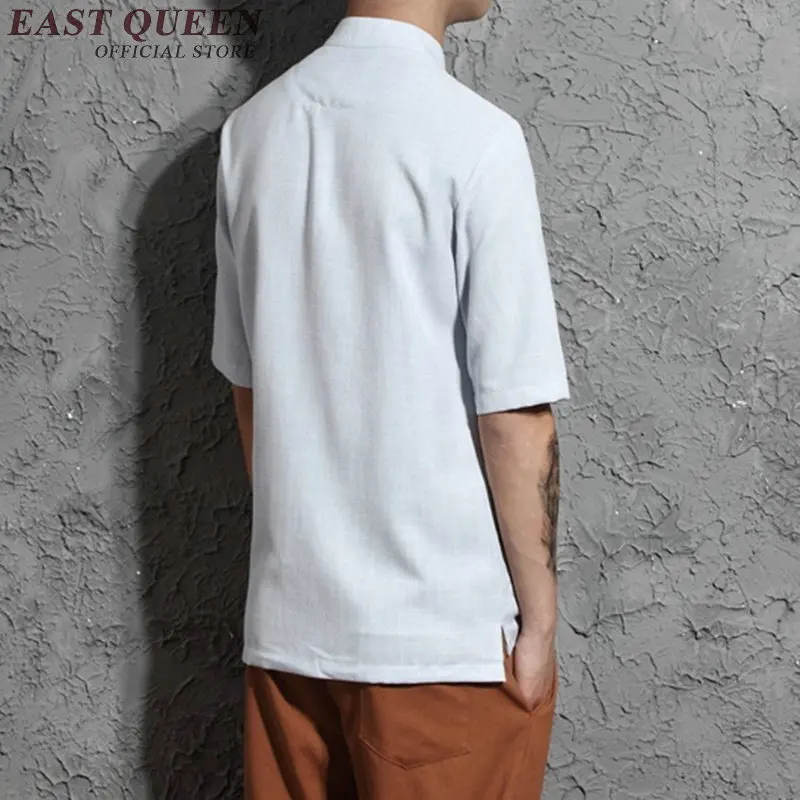 Traditional chinese clothing for men chinese cool blouse male oriental mens clothing traditional shirt AA959
