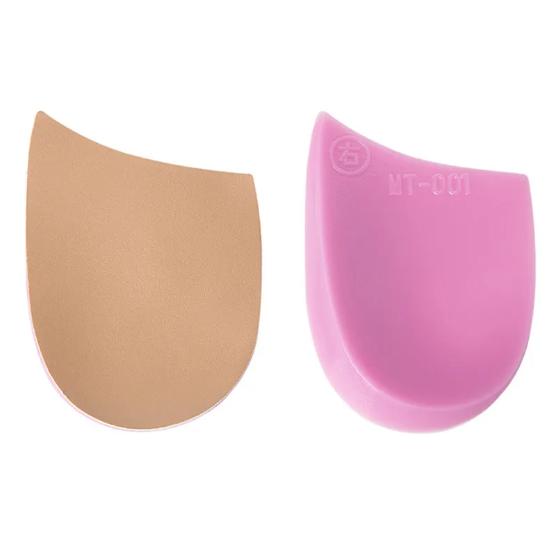 Soft Silicone O&X Leg Orthotic Heel Cushion For Shoes Gel Shock Cushion Insole Increased Plantar Foot Care Half-Height