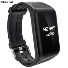 Wearpai K1 continuous heart rate monitor Smart Bracelet Fitness Tracker Smart Bracelet Heart Rate Monitor Waterproof Sports