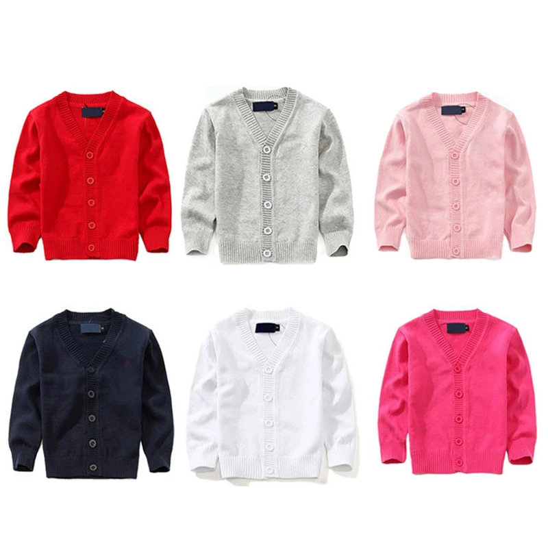 Girls Cardigan Autumn Children Sweater for Boys Baby Sweater Infant Girls Knitted Cardigan 7 Colors Kids