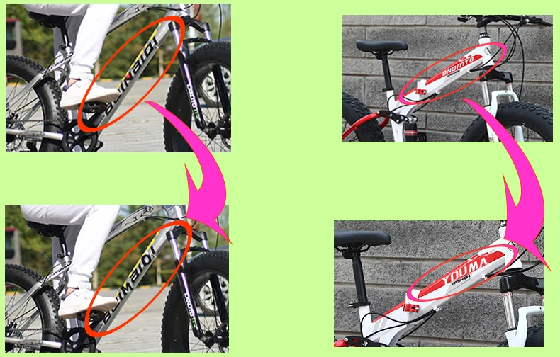 Новое поступление 7/21/24/27 скоростей горный велосипед 26 дюймов двойной дисковый тормоз с крупными покрышками для езды по 26x4," с большими шинами снег велосипедов