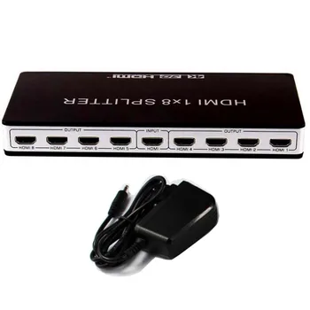 

HDMI splitter 1x8 HDCP 1.4 protocol Full 3D and 4K x 2K for HDTV DVD, Xbox TX