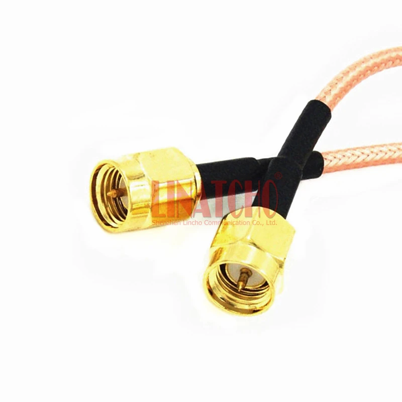 Коаксиальный кабель 30 см RG316 разъем SMA папа с двойным разъемом папа|connector rs232|connector