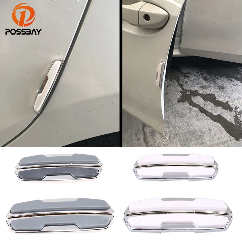 POSSBAY Universal Car Edge Corner Bumper Trim Molding Protection Strip