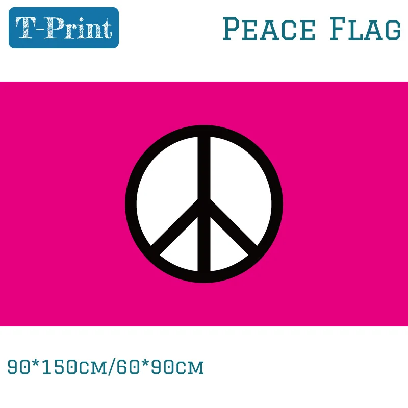 

90*150cm 60*90cm Peace Flag 3x5Ft Banner For Sport Outdoor Office Parade Decoration Home