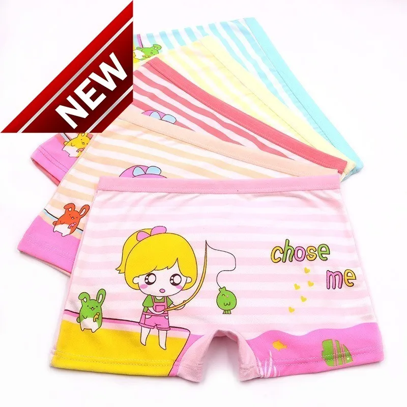 

2019new Fashion 4pcs/lot Baby Girl Clothes Panties Sweet Girls Underwear Cotton Briefs Lovely Lingerie Soft Comfortable Panty
