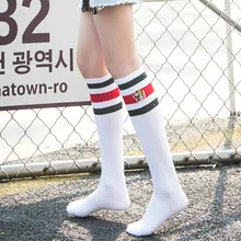 Новая волна личности три бара голова тигра чисто белые повседневные спортивные хлопковые мужские и женские уличные скейтборд пара носков