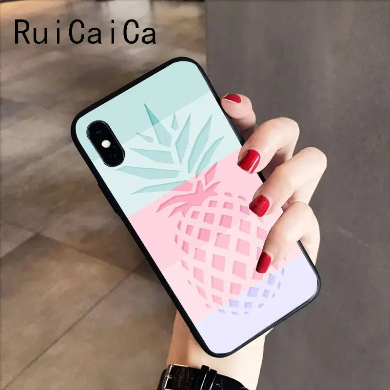 colorful pink gold pineapple