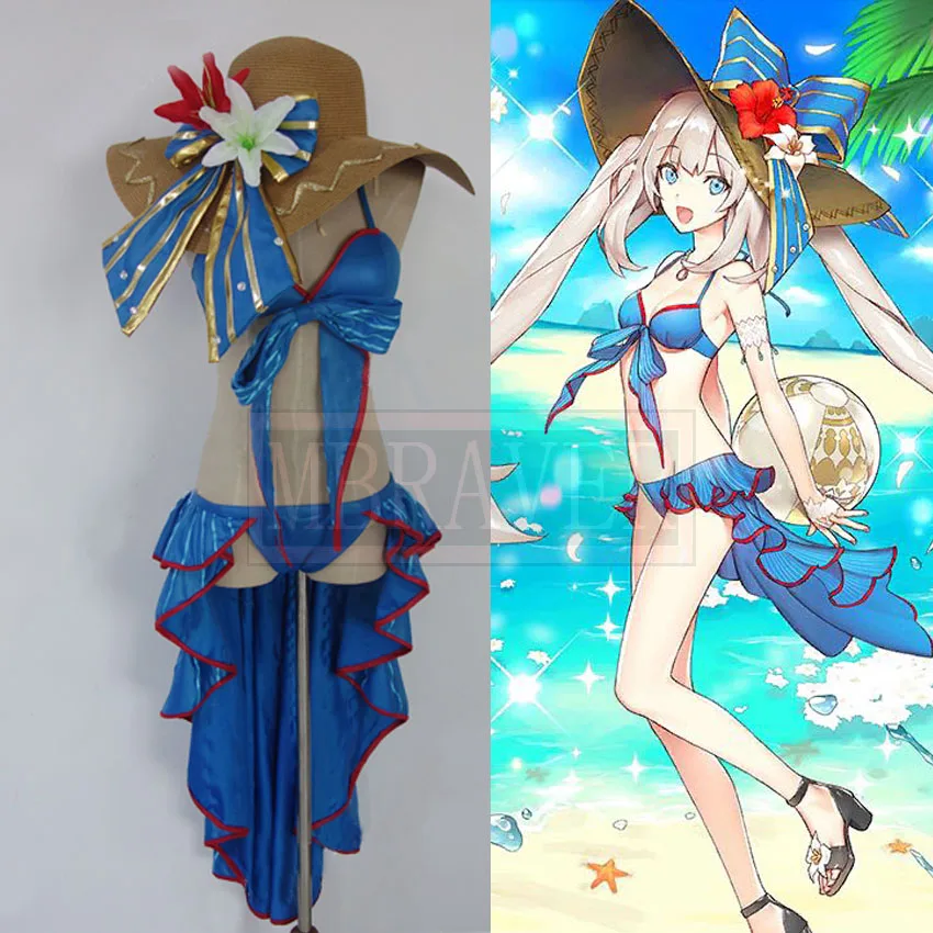 Fate/Grand Order Косплей FGO Мария-Антуанетта нижнее белье купальник бикини платье Костюм