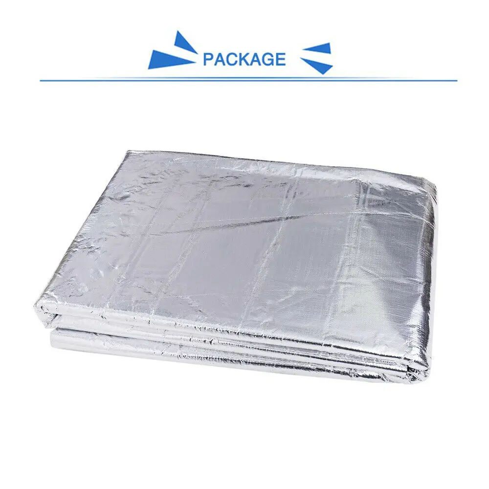 1 PCS 40" X 40"/60" Auto Car Thermal Heat Shield Sound Proof Insulation Deadening Anti Noise Deadener Self-Adhesive |
