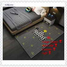 Черный ковер для девочек с короной, ковер для дома, напольный коврик, Chambre Fille, для гостиной, спальни, Tapete Para Sala Alfombra