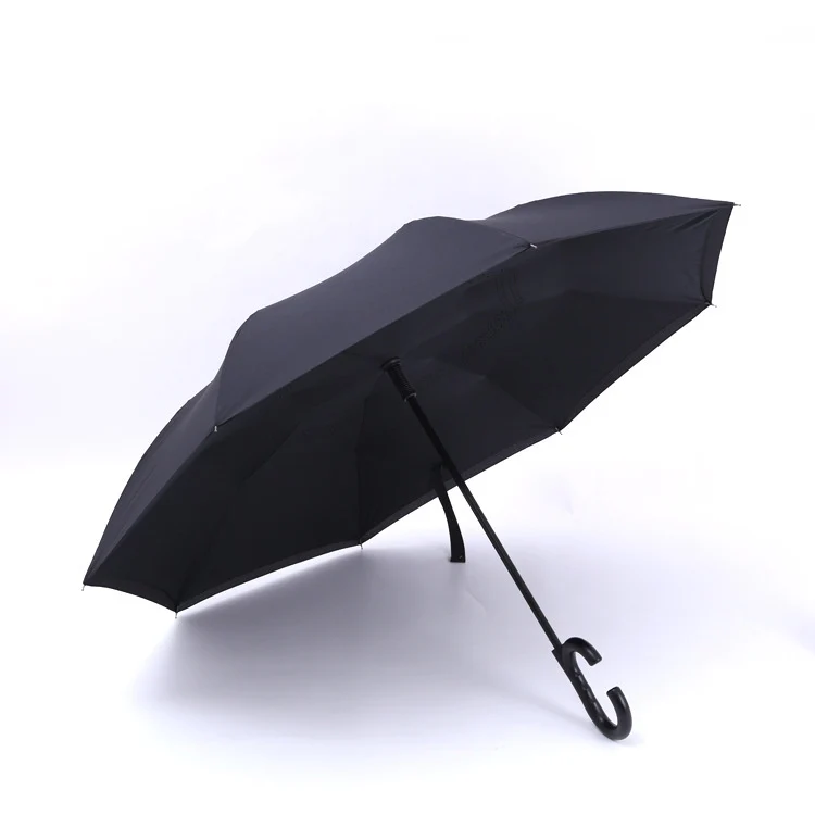 YADA Sky White Cloud Double Layer Inverted Umbrella For Women Reverse Automatic Umbrellas Rainproof Protection UV Umbrella YD095