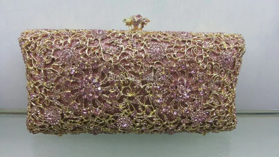 Free shipping A15 7 pink color fashion top crystal stones ring font b clutches b font