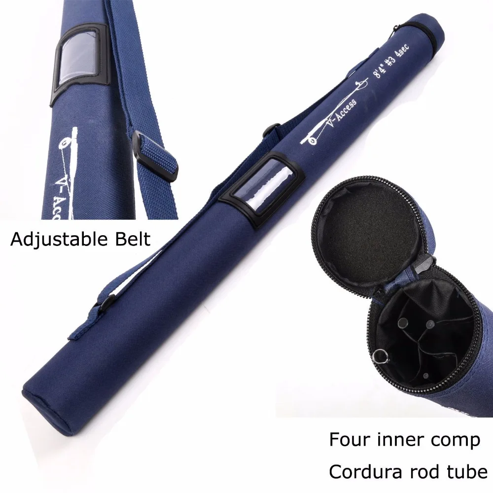 Vara de Pesca Fibra de Carbono Haste de Mosca de Ação Rápida com Tubo Maximumcatch V-access 5 6 7 8 9 10 12wt Voar 8ft-10ft Cordura 3 - 4 13 Varas de pescar