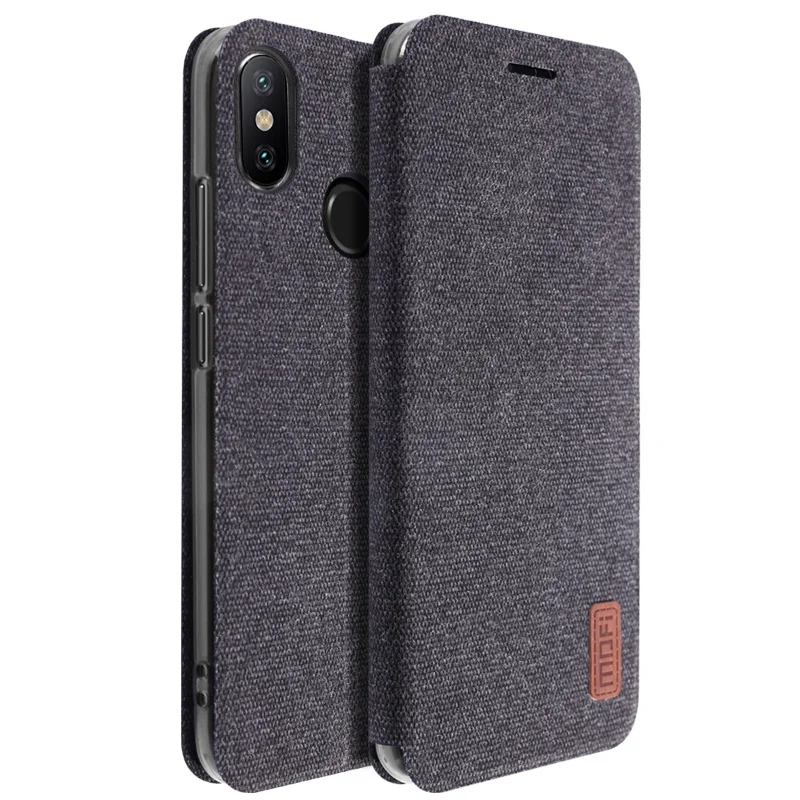Чехол для Mi A2 lite чехол MOFI Xiaomi тканевый флип xiaomi miA2 силиконовый задний с полным