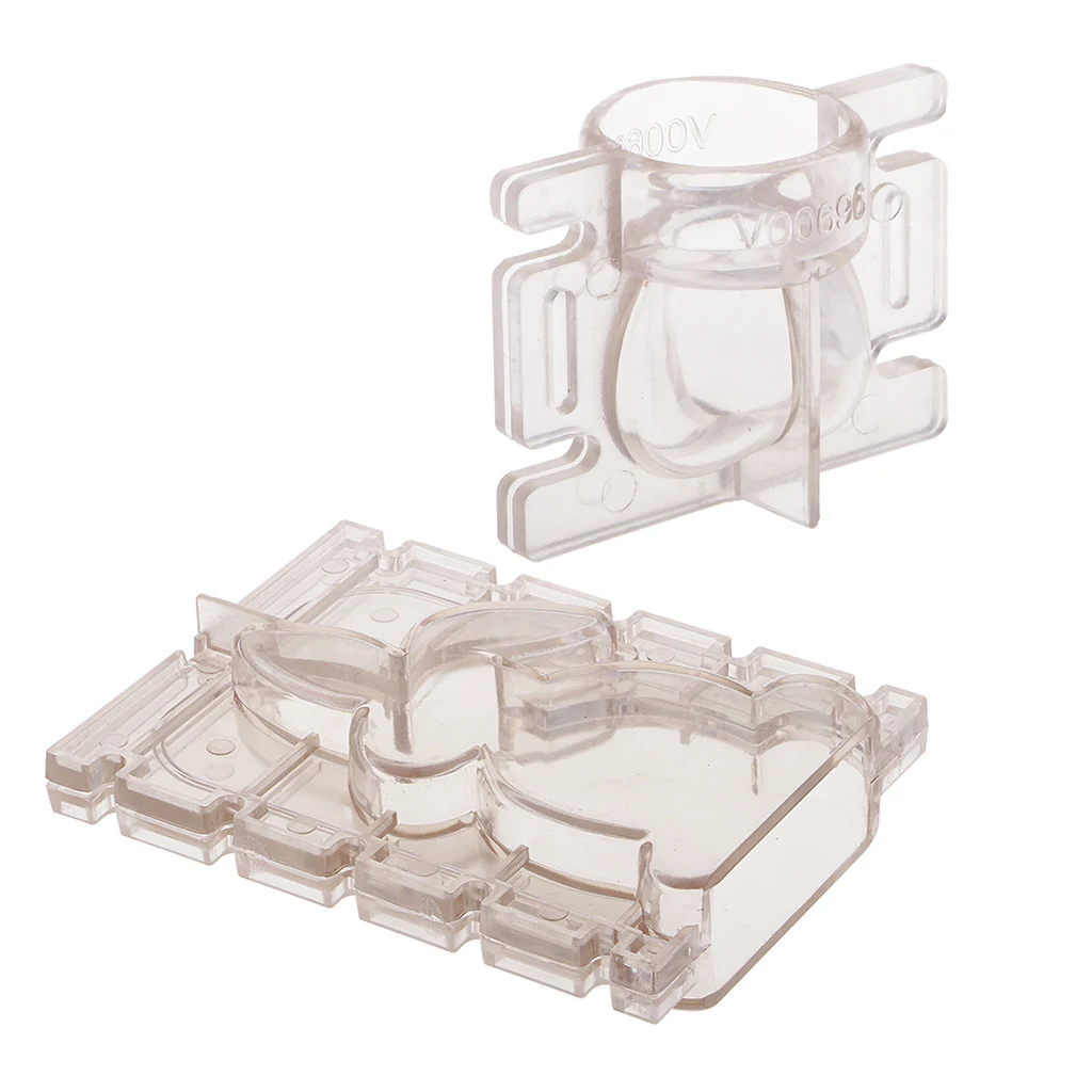 2pcs 3D Plastic Love Heart +Rabbit Mold For Candle Soap Making DIY Tools –Easter Holiday Present Supply