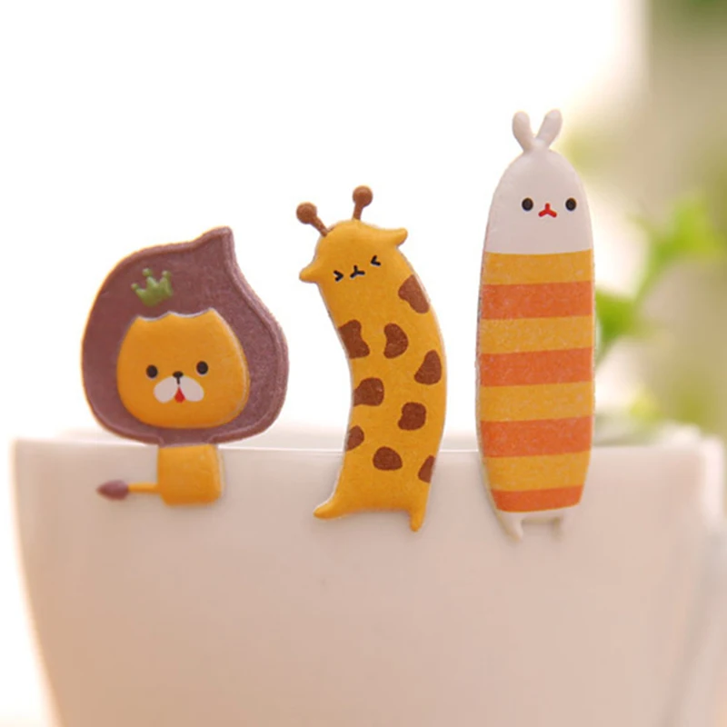 Cute Cartoon Mobile Phone Stickers Decorate Animal Adesivo Pegatinas Etiqueta Engomada for Apple Iphone 5 5s 6 6s Plus Xiaomi