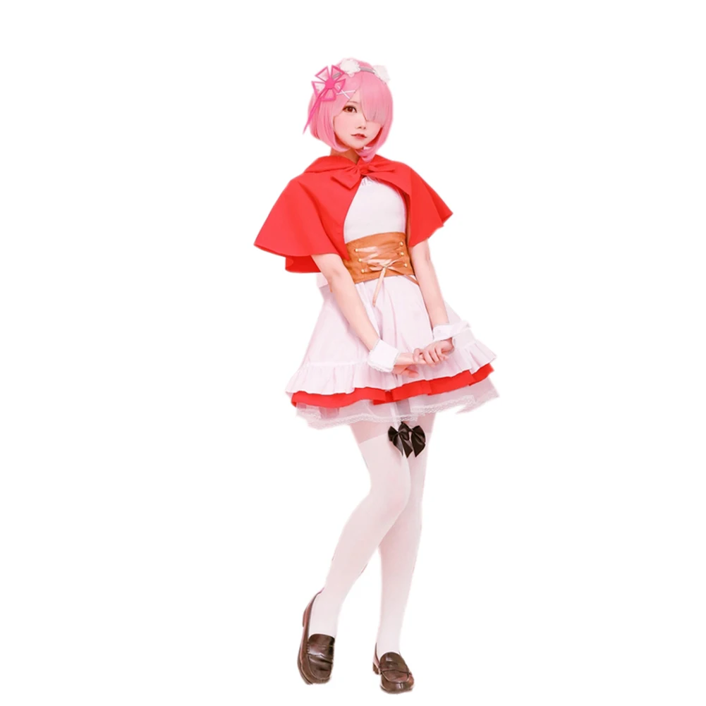 Brdwn RE Zero Life in a другой мир от Women Rem маленький красный капюшон для верховой езды