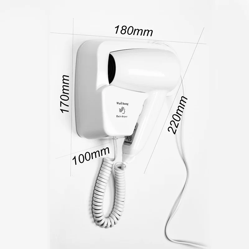 1300 Вт электрическая фен для волос холодный и горячий воздух для ванной комнаты, настенный вентилятор питания, с usb-разъемом Eu Plug