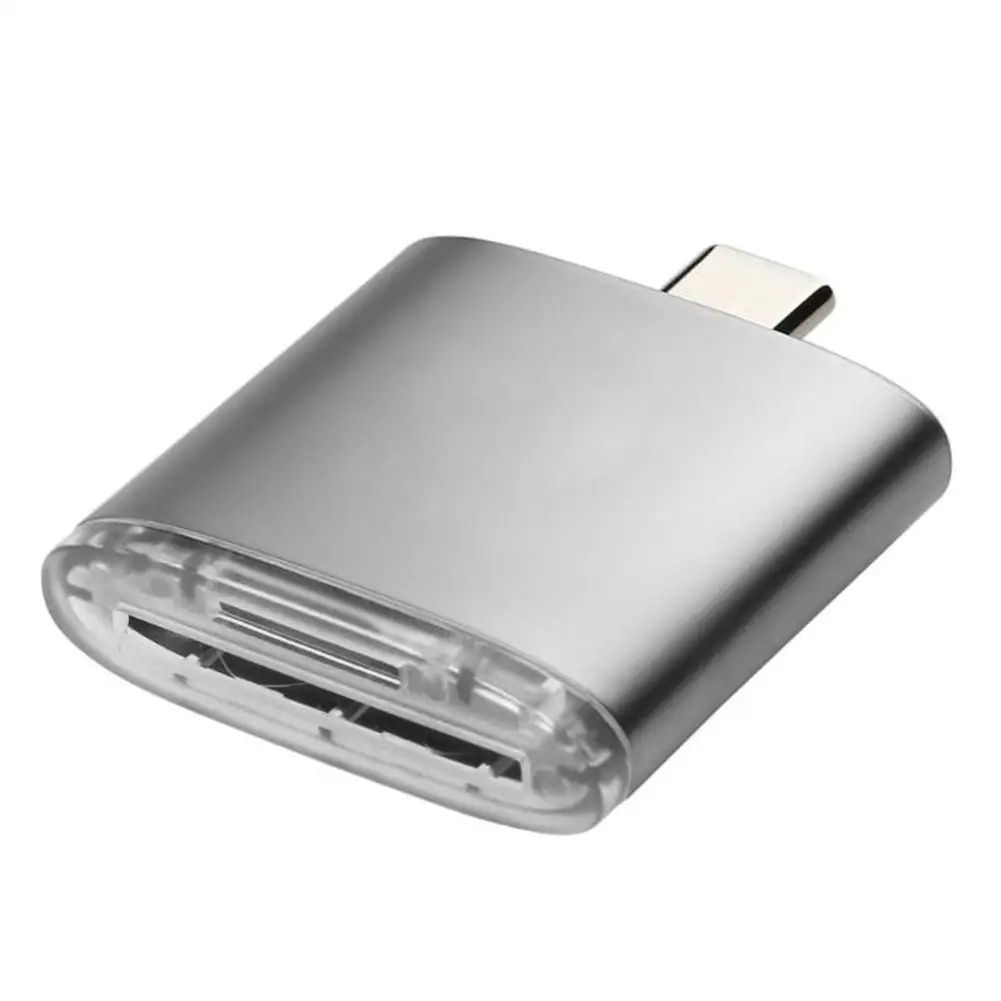 Оптовая продажа Портативный 2-в-1 OTG USB 3,1 Тип-C SD Card Reader для портативных ПК Phone Tablet