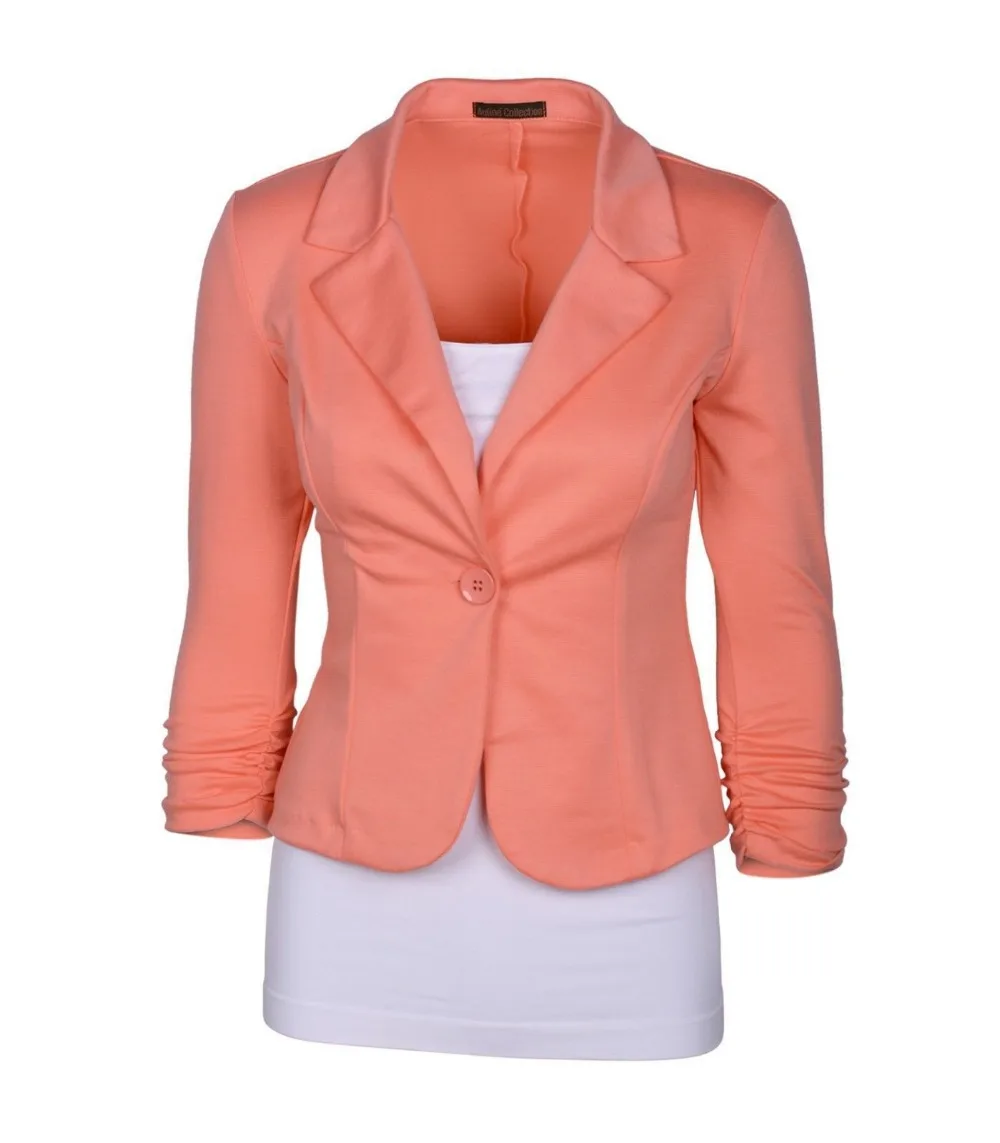 Женский блейзер, черный, розовый, белый цвета, S-2XL, тонкая куртка, 19, весна-осень, корейский элегантный офисный вечерние Роскошный Блейзер, пальто, Feminina CX54