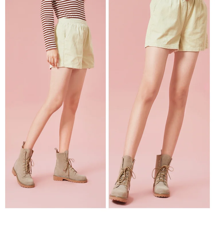 SEMIR женские 100% хлопковые вельветовые шорты с эластичный пояс широкие ноги с боковым карманом в высокой талии широкие шорты