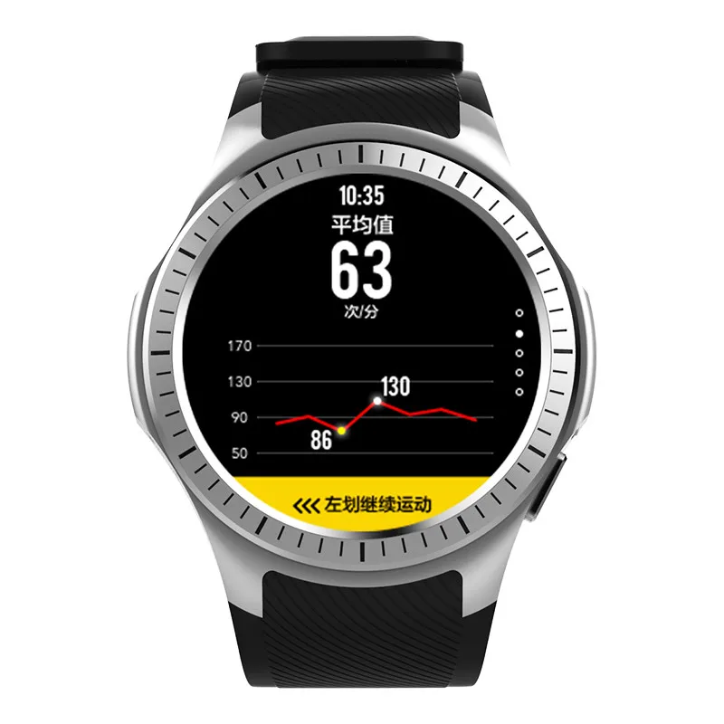 

KINCOGPS SIM Heart Rate MT2503 64M+128M 1.3inch Blood Pressure Monitor Smart Phone Watch Pedometer Music Watches for IOS/Anroid