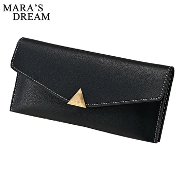 

Mara's Dream Women Wallet Card Holder PU Leather Cell Phone Pocket Female Wallet Ladies Long Purse Clutch High Quality Carteras