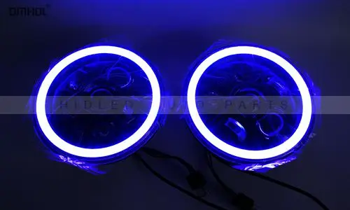 App control 7 inch RGB LED headlights for Jeep 2