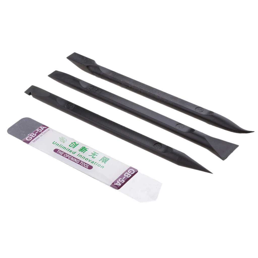 4 in 1 Universal Black Stick Opening Pry Metal Spudger Tool Kit for iPhone iPad HTC Disassemble Kit