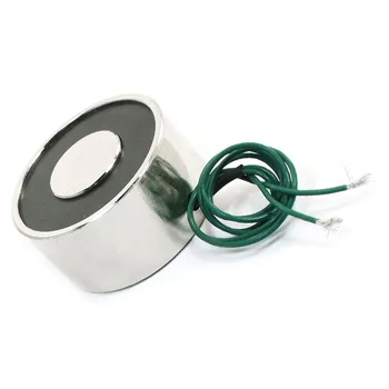 

LS-P40/20 12V 55LB 25Kg Electric Lifting Magnet Electromagnet Solenoid 40mm